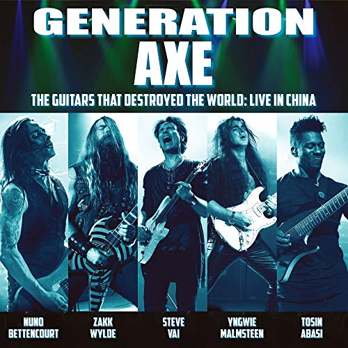 VAI   WYLDE   MALMSTEEN   BETTENCOURT   ABASI - GENERATION AXE: GUITARS THAT DESTROYED THAT WORLD Hot on Sale