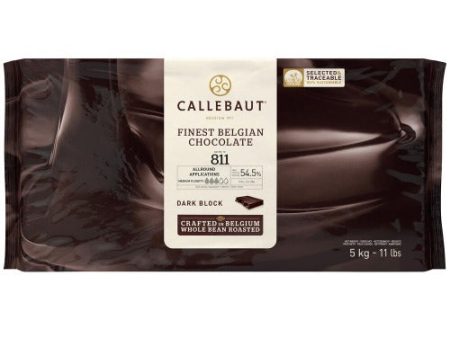 Callebaut Recipe 811 Dark Chocolate Block 1lb. For Sale