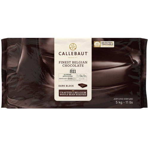 Callebaut Recipe 811 Dark Chocolate Block 1lb. For Sale