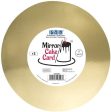 Gold Mirror Cake Board Card Supply