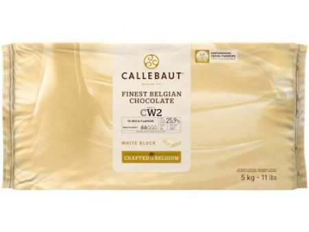 Callebaut Recipe CW2 White Chocolate Block 1lb. Supply